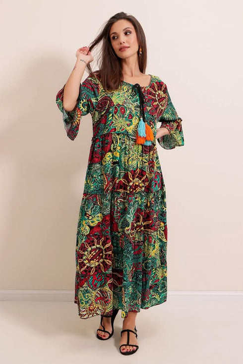 فستان - أخضر