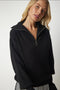 WOMEN BLACK KNITWEAR SWEATER