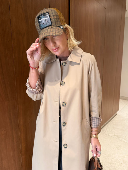 ترانشكوت خريفي طويل مبطن