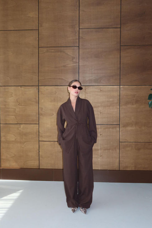 طقم كيمونو وبنطلون