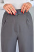 بنطلون نسائي خصر عالي - لون رمادي