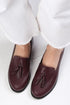 حذاء أكسفورد لون بوردو
