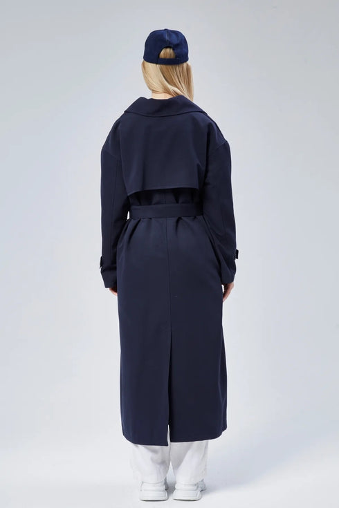 ترانشكوت طويل لون كحلي