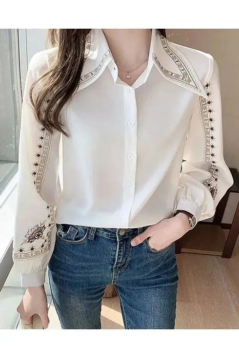 قميص مطرز - سكري