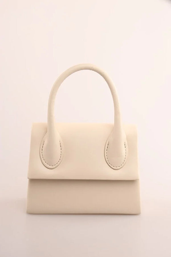 حقيبة ميني لون بيج فاتح