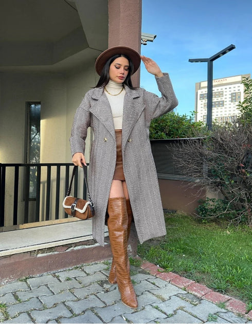 جكيت جوخ طويل مبطن