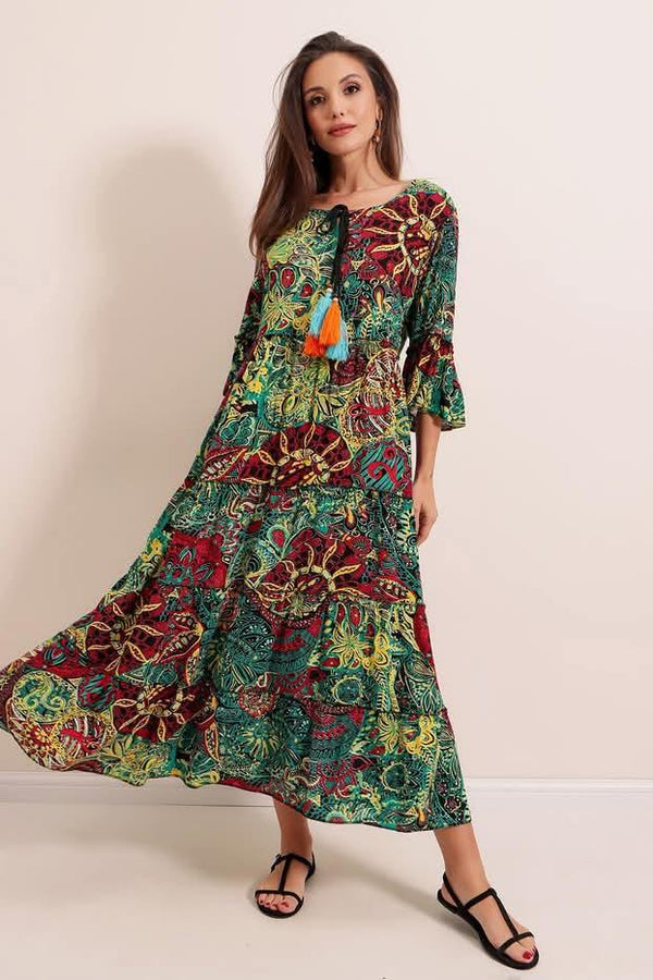 فستان - أخضر