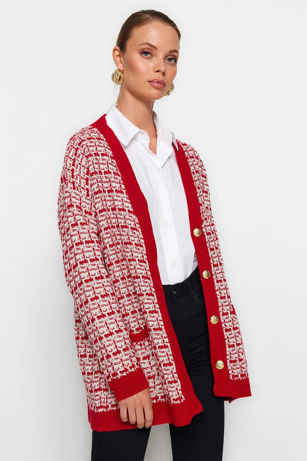 جرزة صوفية باللون الأحمر