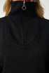 WOMEN BLACK KNITWEAR SWEATER