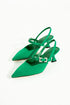 Women's Heeled Shoes Stiletto - Green
