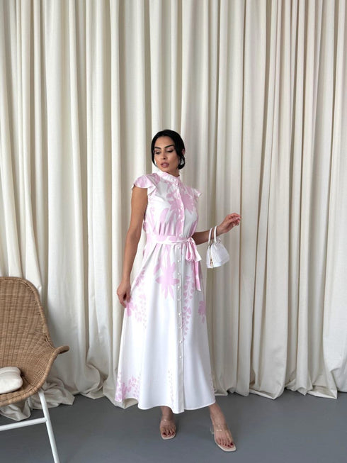 فستان - أبيض