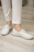 حذاء نسائي يومي - أبيض
