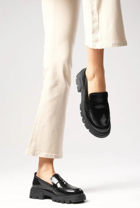 حذاء أوكسفورد لون أسود