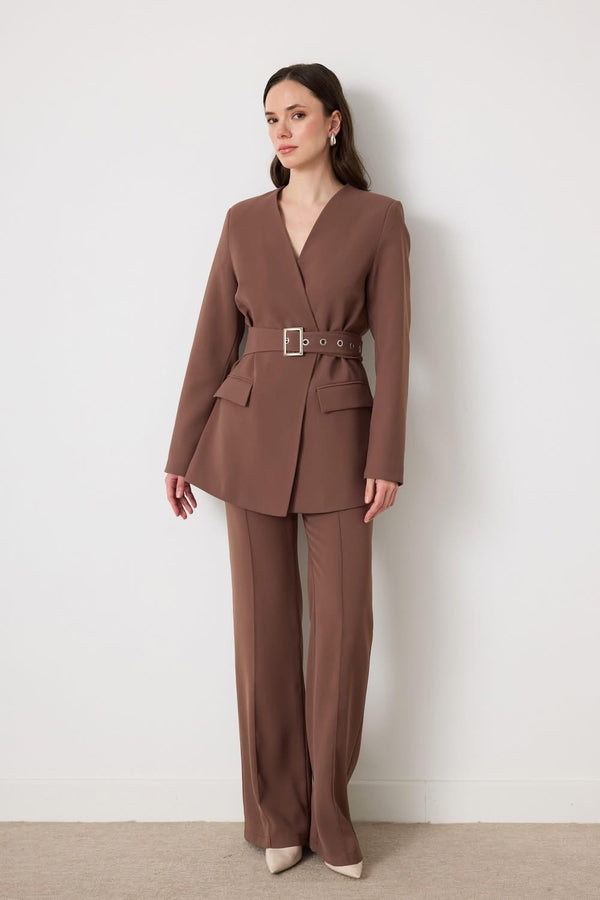 طقم رسمي لون موكا