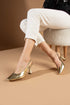 Gold Heeled Shoes