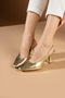 Gold Heeled Shoes