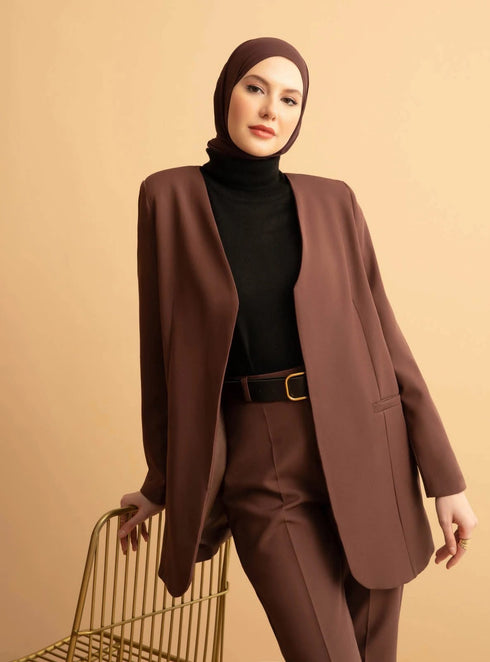 طقم رسمي - بني