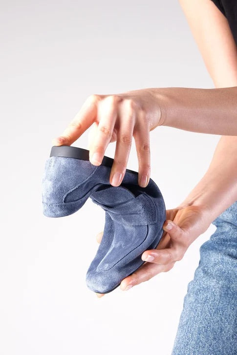 Genuine Suede Blue Color Loafer