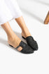 Women's Black Knitted Slippers