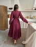 فستان - برغندي