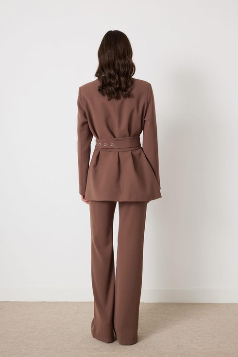 طقم رسمي لون موكا