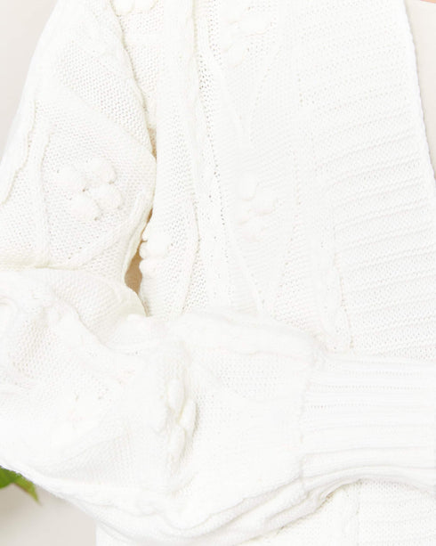 كارديغان طويل تريكو - ايكرو