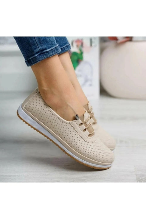 حذاء نسائي يومي - بيج