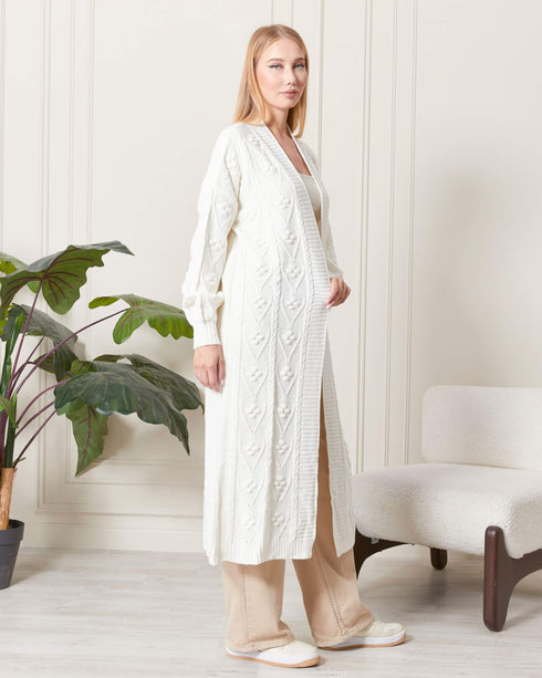 كارديغان طويل تريكو - ايكرو