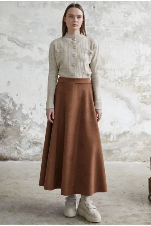 تنورة شمواه- عسلي