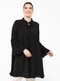 تونيك واسع لون أسود