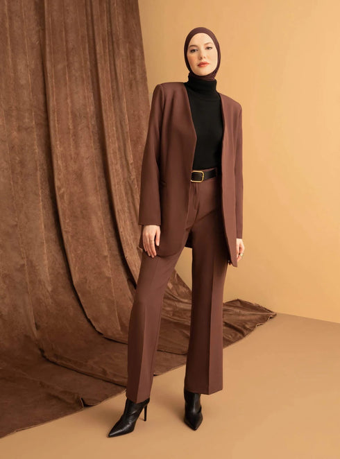 طقم رسمي - بني