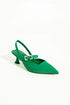 Women's Heeled Shoes Stiletto - Green