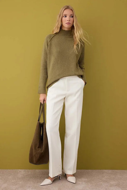 كنزة تريكو - زيتوني