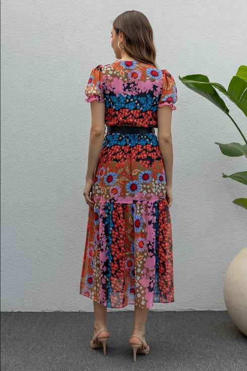 فستان نسائي- لون برتقالي