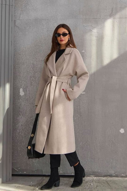 جكيت جوخ طويل - بيج