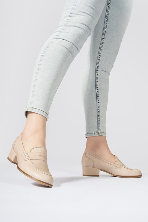 Beige Women Loafer