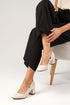Beige Heeled Shoes