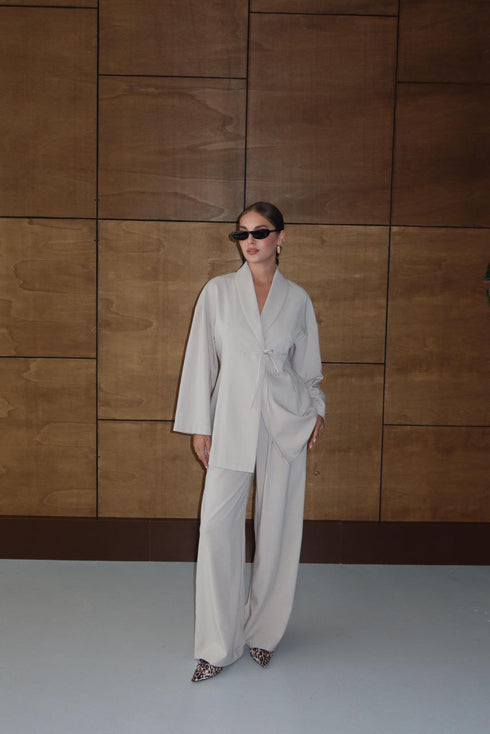 طقم كيمونو وبنطلون