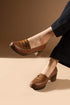WOMEN'S HEEL SHOES - CAMEL