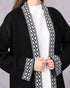 Black 3-Piece Patterned Knitwear Set