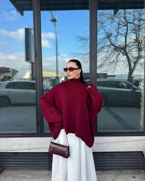 كنزة صوف ناعم