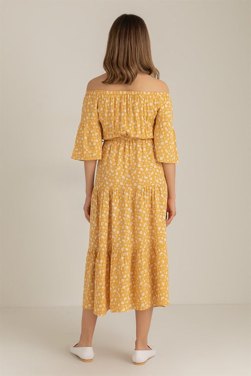 فستان - أصفر