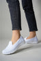 حذاء رياضي نسائي - أبيض