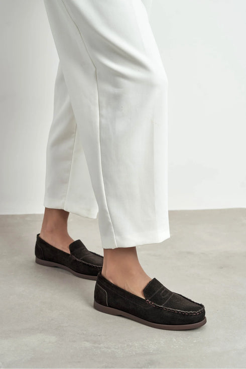 لوفر جلد طبيعي 100%