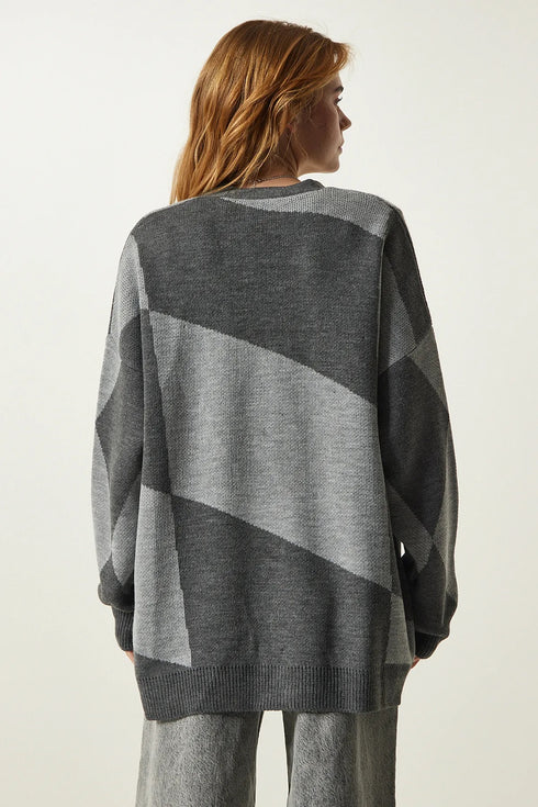 جرزة صوفية باللون الرمادي