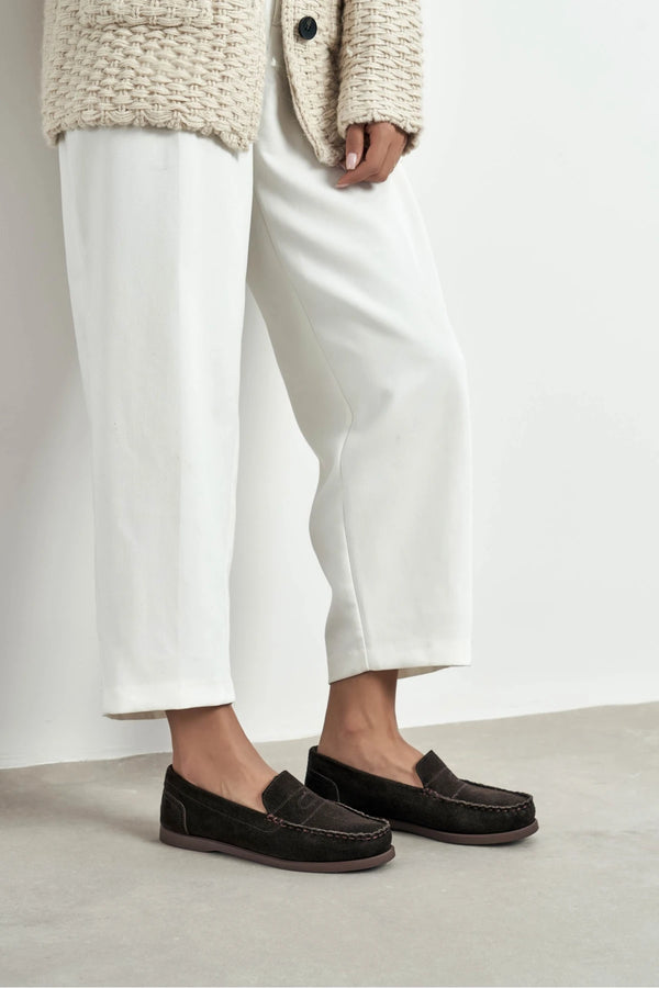 لوفر جلد طبيعي 100%