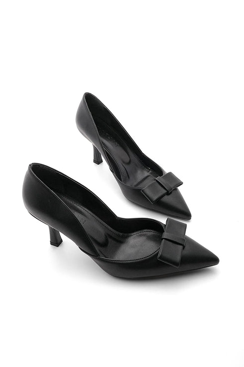 حذاء نسائي كعب عالي أسود