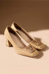 Beige Women's Heeled Shoes