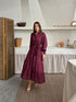 فستان - برغندي