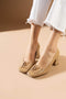 Beige Women's Heeled Shoes